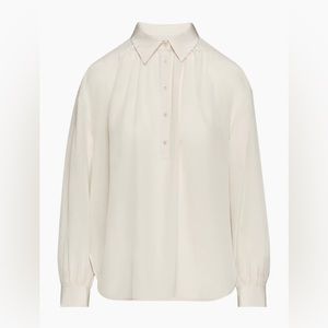 NWOT Babaton Marilyn Silk Blouse - Size L